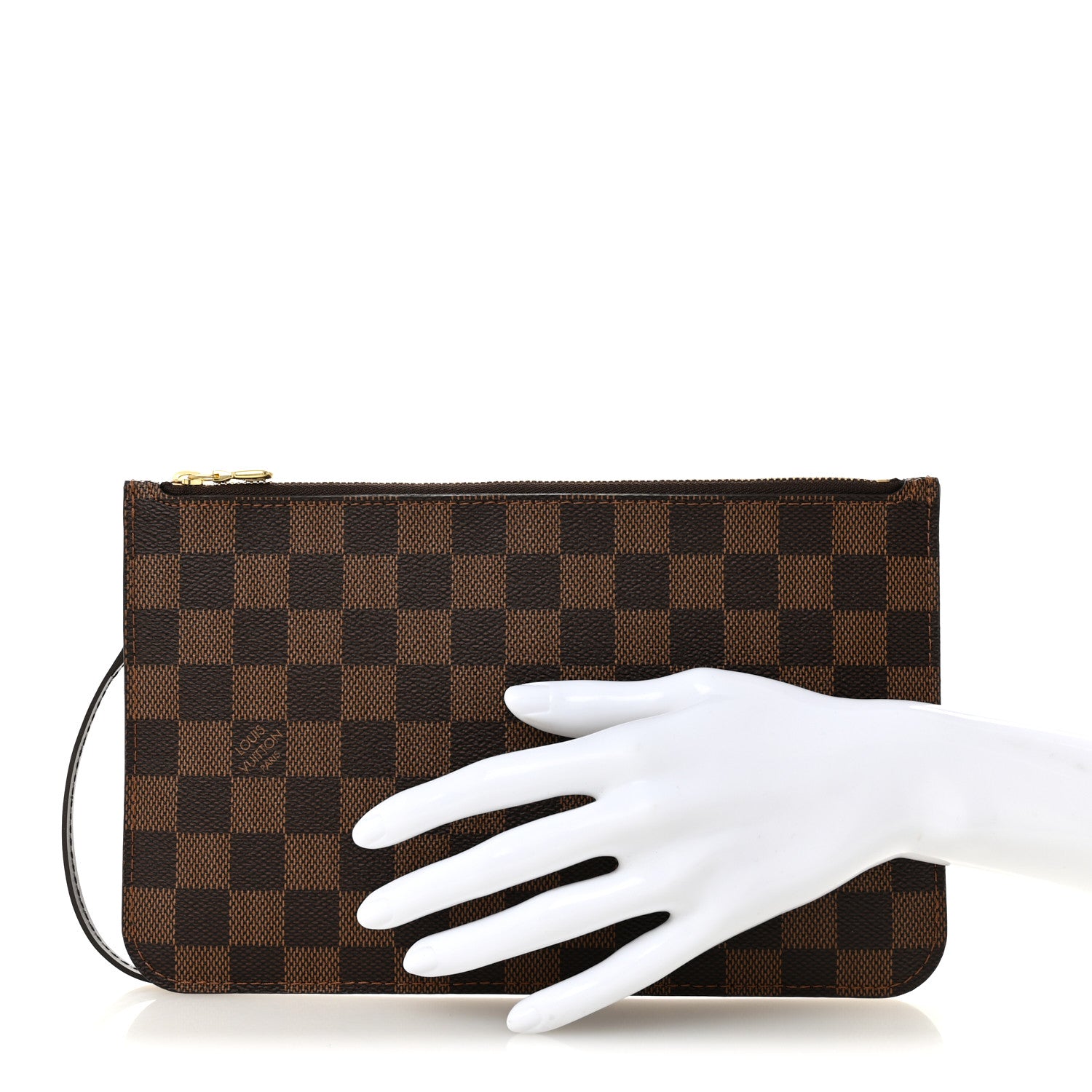 Louis Vuitton Damier Ebene Neverfull MM GM Pochette 2 of 8