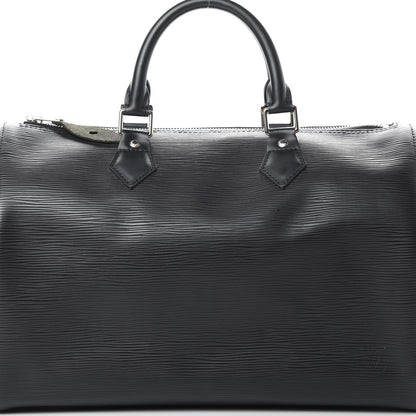 Louis Vuitton Epi Speedy 30 Black 8 of 11