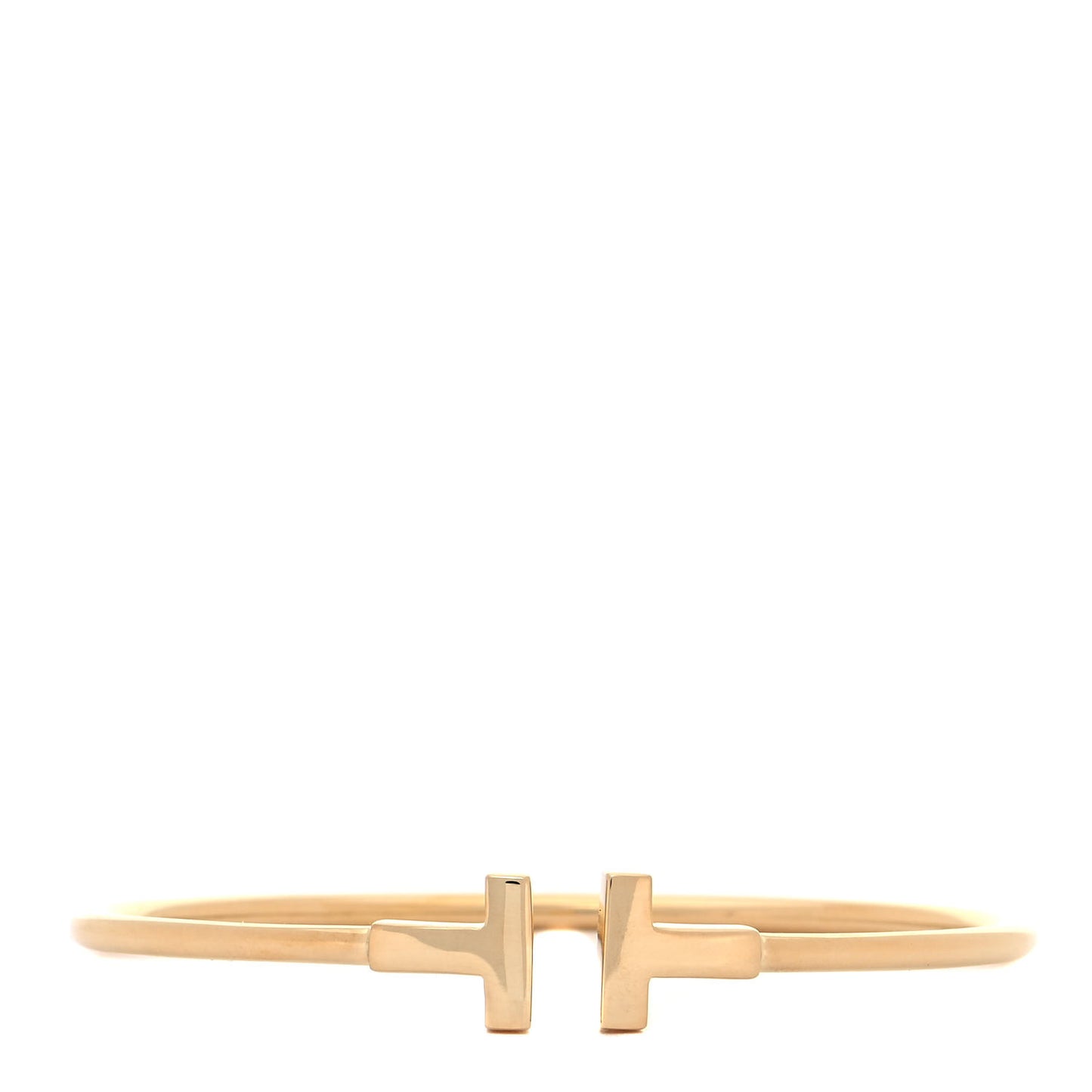 18K Yellow Gold T Wire Bracelet