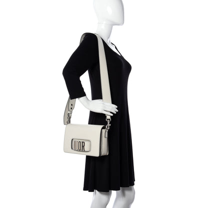 Christian Dior Smooth Calfskin Dio(r)evolution Flap Bag Off White 2 of 9
