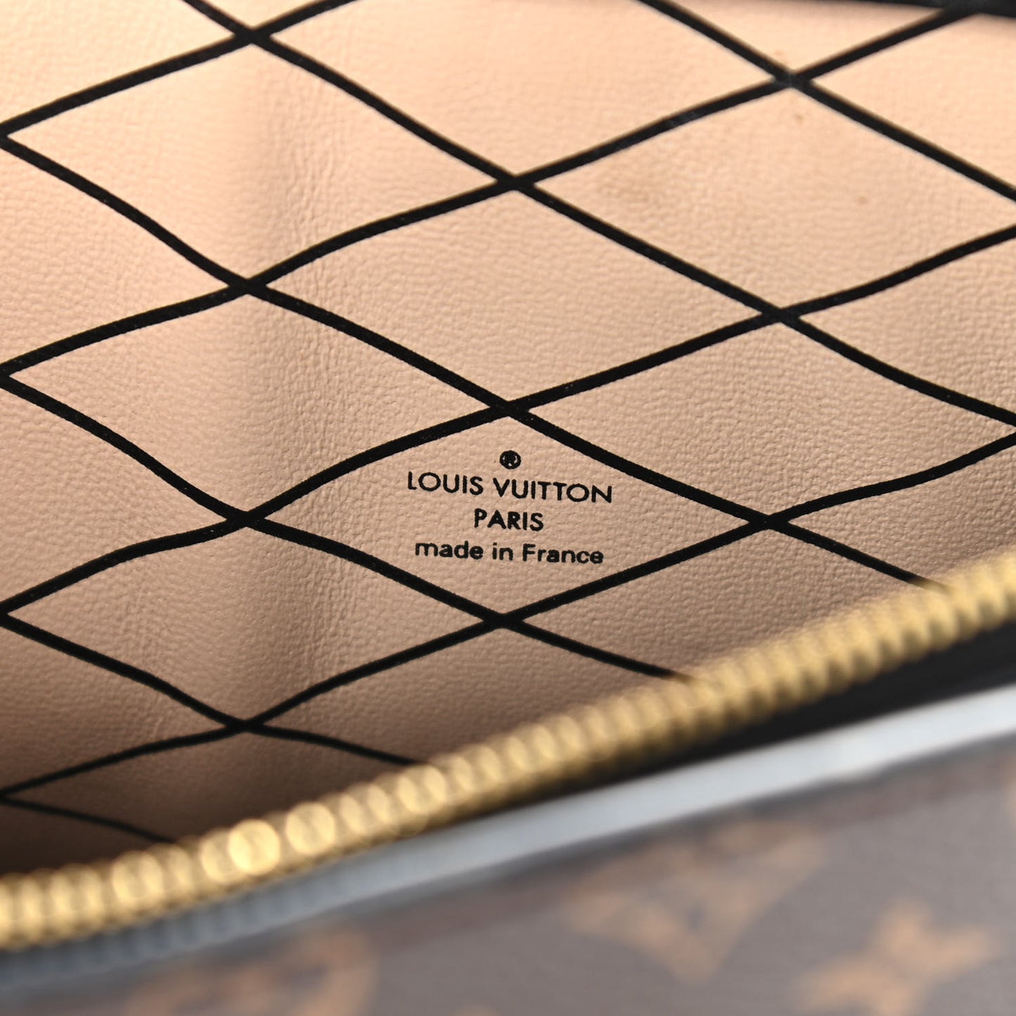 Reverse Monogram Trunk Clutch