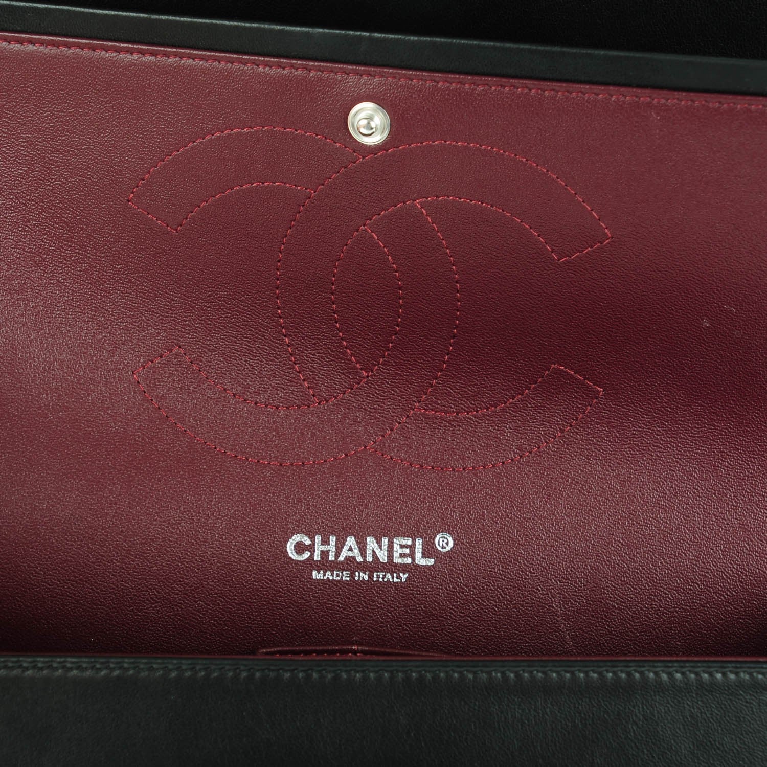 Chanel Lambskin Quilted Jumbo Double Flap Black 7 of 8