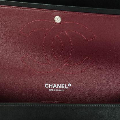 Chanel Lambskin Quilted Jumbo Double Flap Black 7 of 8