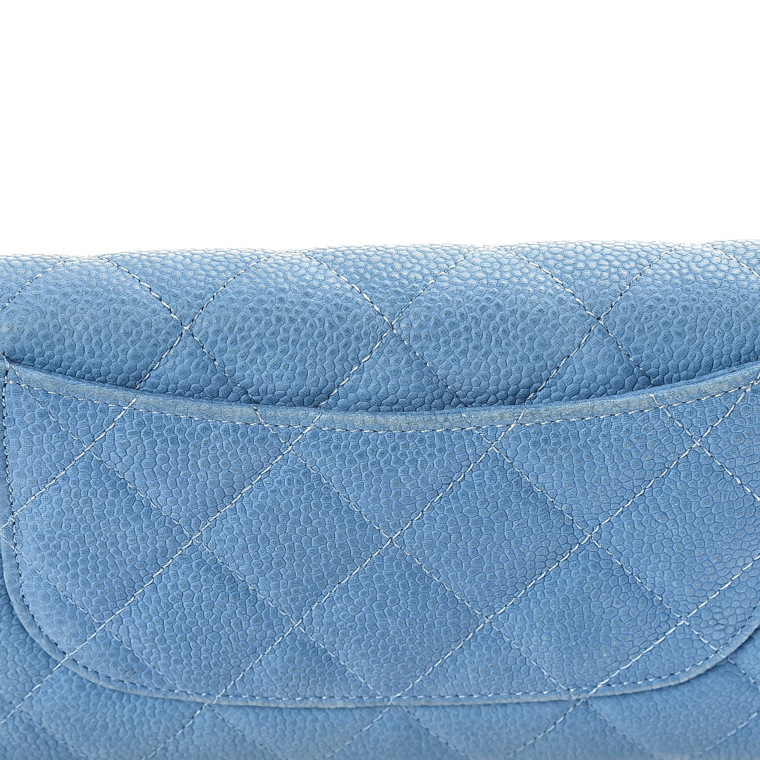 Chanel Iridescent Caviar Quilted Large Flap Wallet Blue 8 of 12