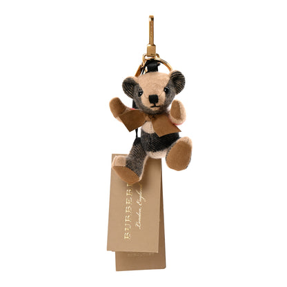 Burberry Cashmere Check Thomas Bear Keychain Charm 1 of 3