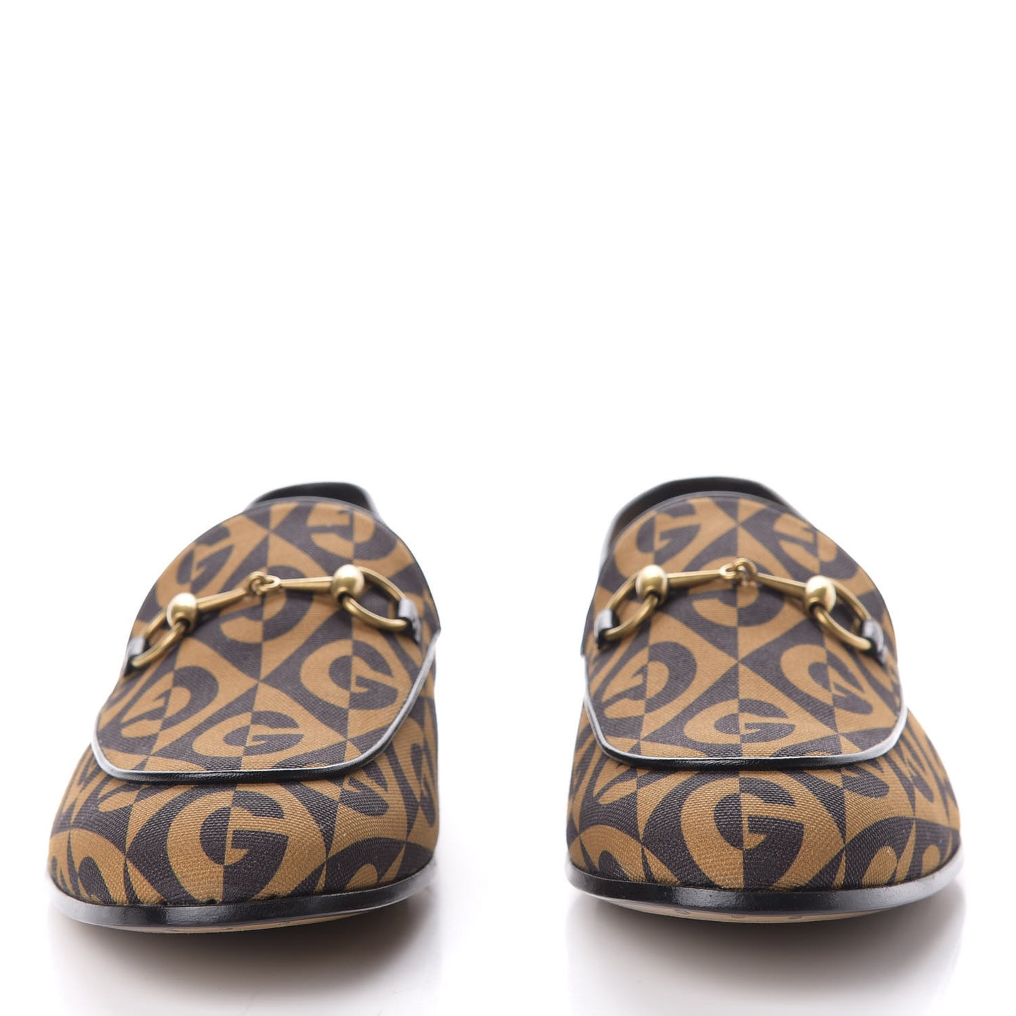 Canvas Rhombus Horsebit Mens Jordaan Loafers 10 Camel Brown Black
