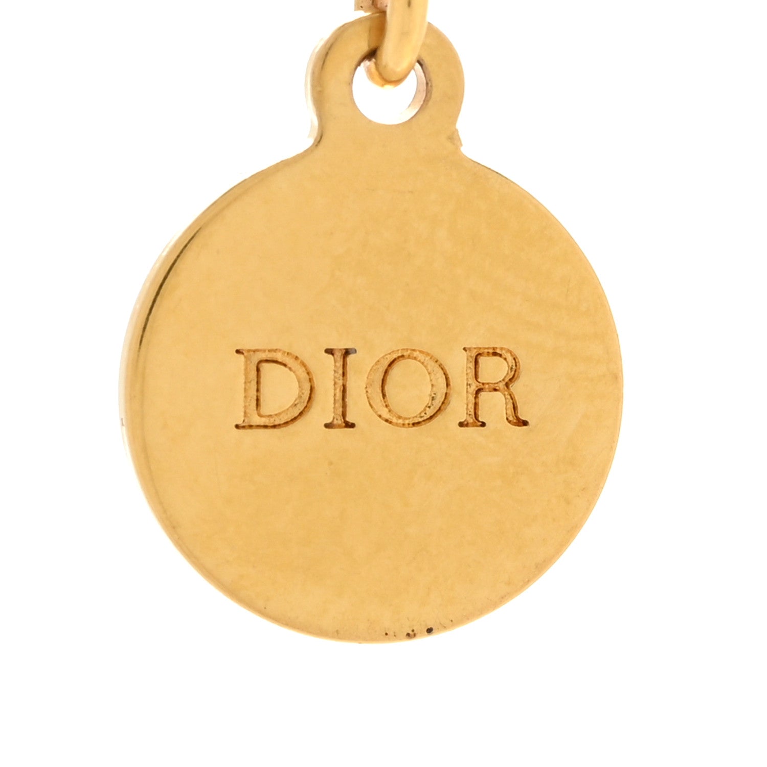 Christian Dior Metal Petit CD Choker Necklace Gold 6 of 7