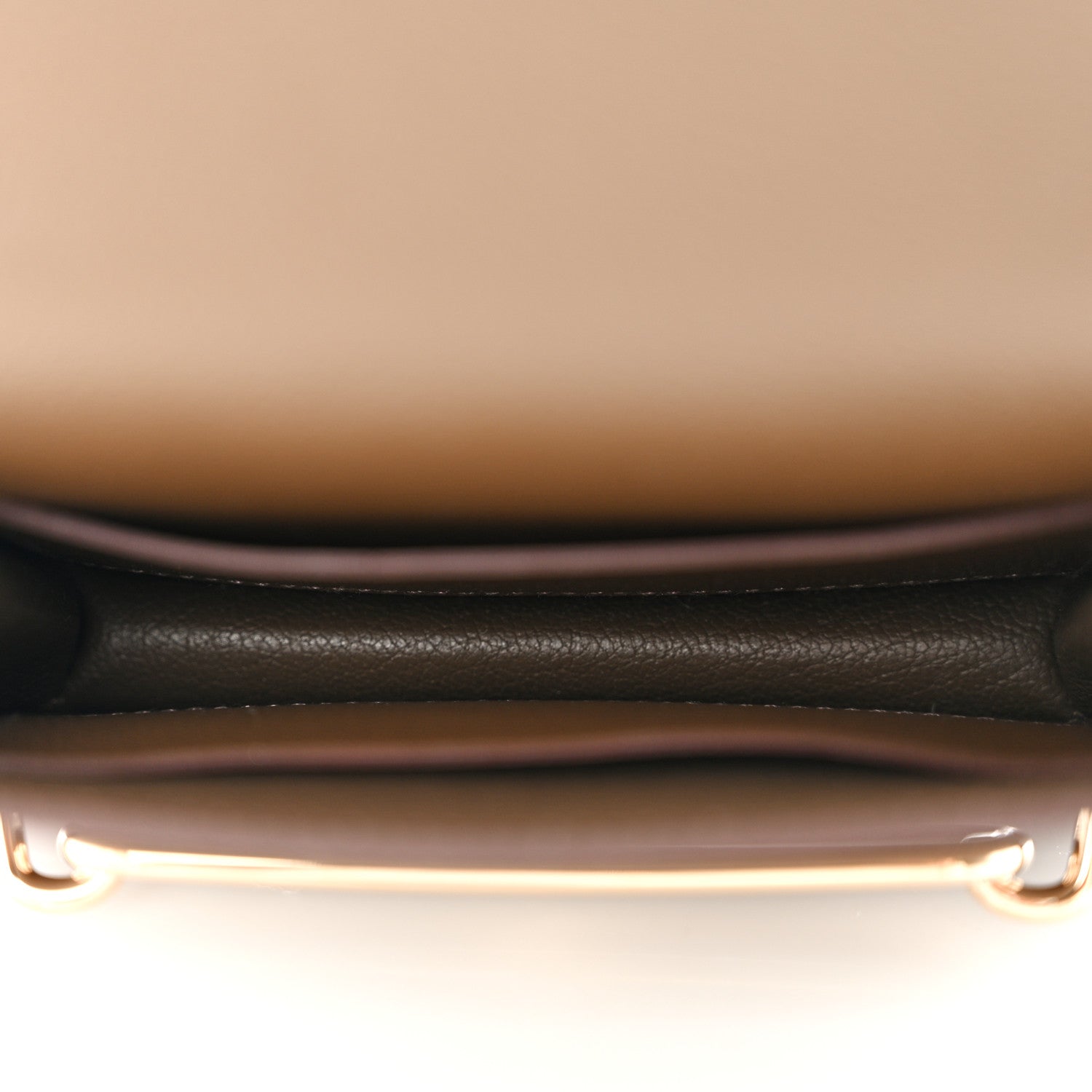 Hermes Evercolor Bi-color Roulis Slim Wallet Etoupe Craie 6 of 10