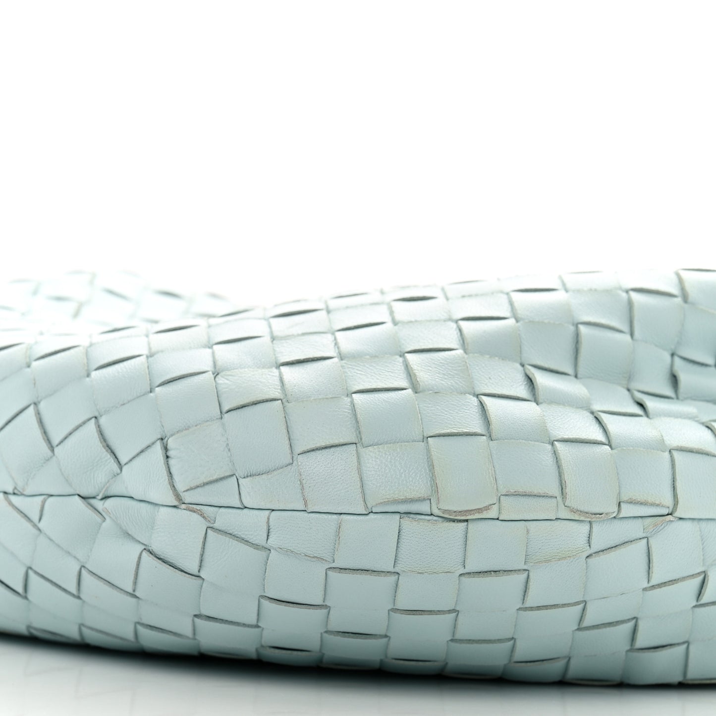 Nappa Intrecciato Teen Jodie Hobo Teal Washed