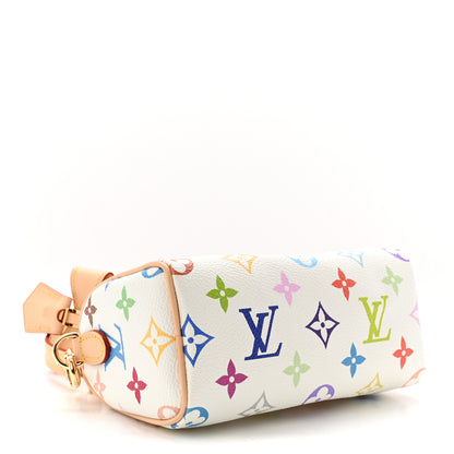 Louis Vuitton LV X TM Monogram Multicolor Nano Speedy White 4 of 9