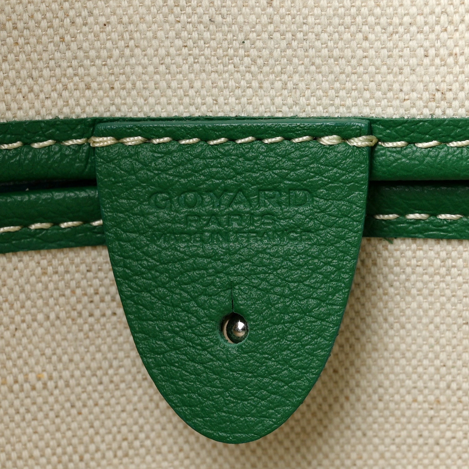 Goyard Goyardine Artois GM Green 6 of 10