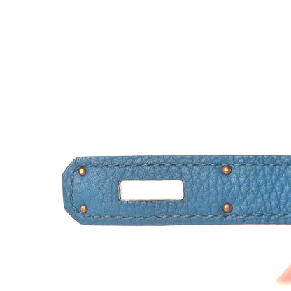Hermes Togo Birkin 30 Bleu De Galice 29 of 43