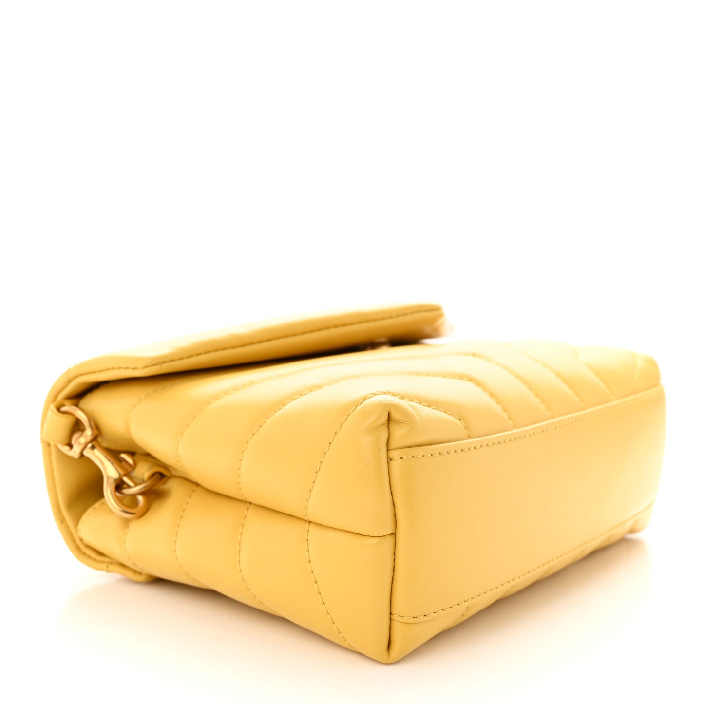 Calfskin Y Quilted Monogram Toy Loulou Crossbody Bag Sunflower