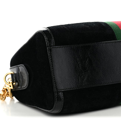 Gucci Suede Patent GG Web Medium Ophidia Boston Black 9 of 11