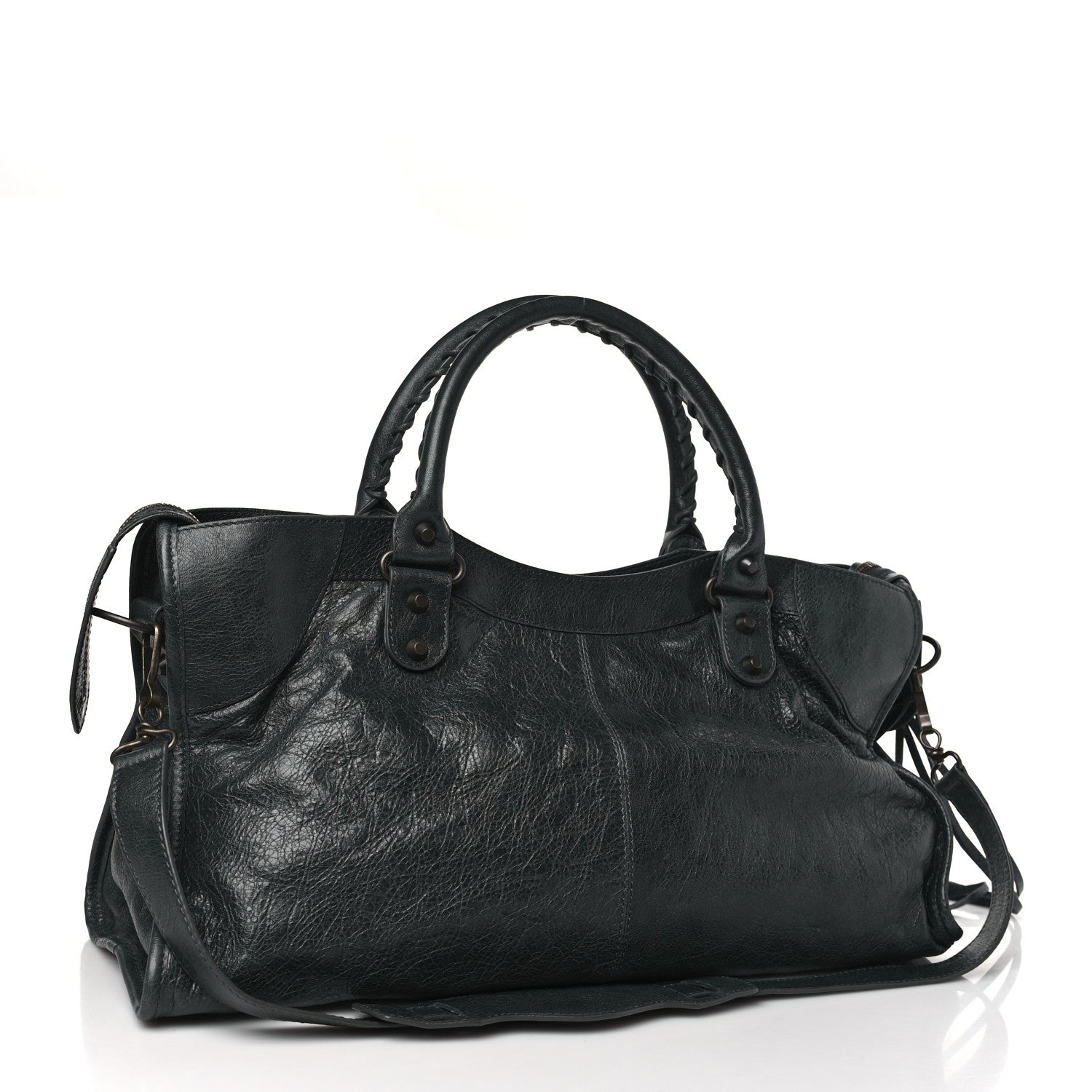 Balenciaga Agneau Classic Hardware Part Time Anthracite 3 of 9