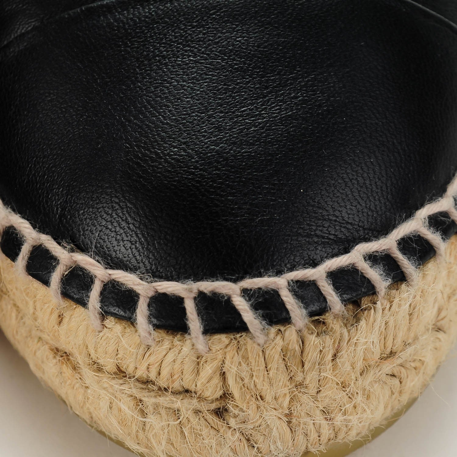 Chanel Lambskin CC Espadrilles 41 Black 7 of 8