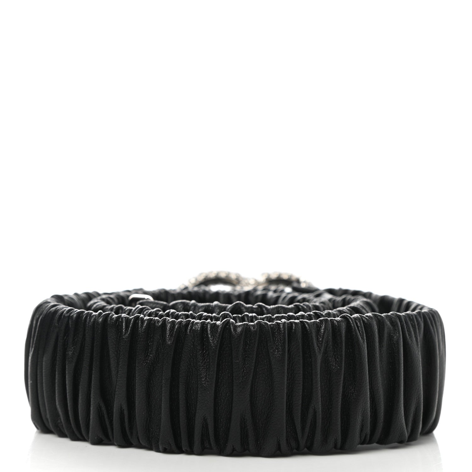 Chanel Calfskin Crystal CC Belt 70 28 Black 2 of 4