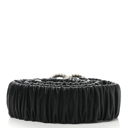 Chanel Calfskin Crystal CC Belt 70 28 Black 2 of 4