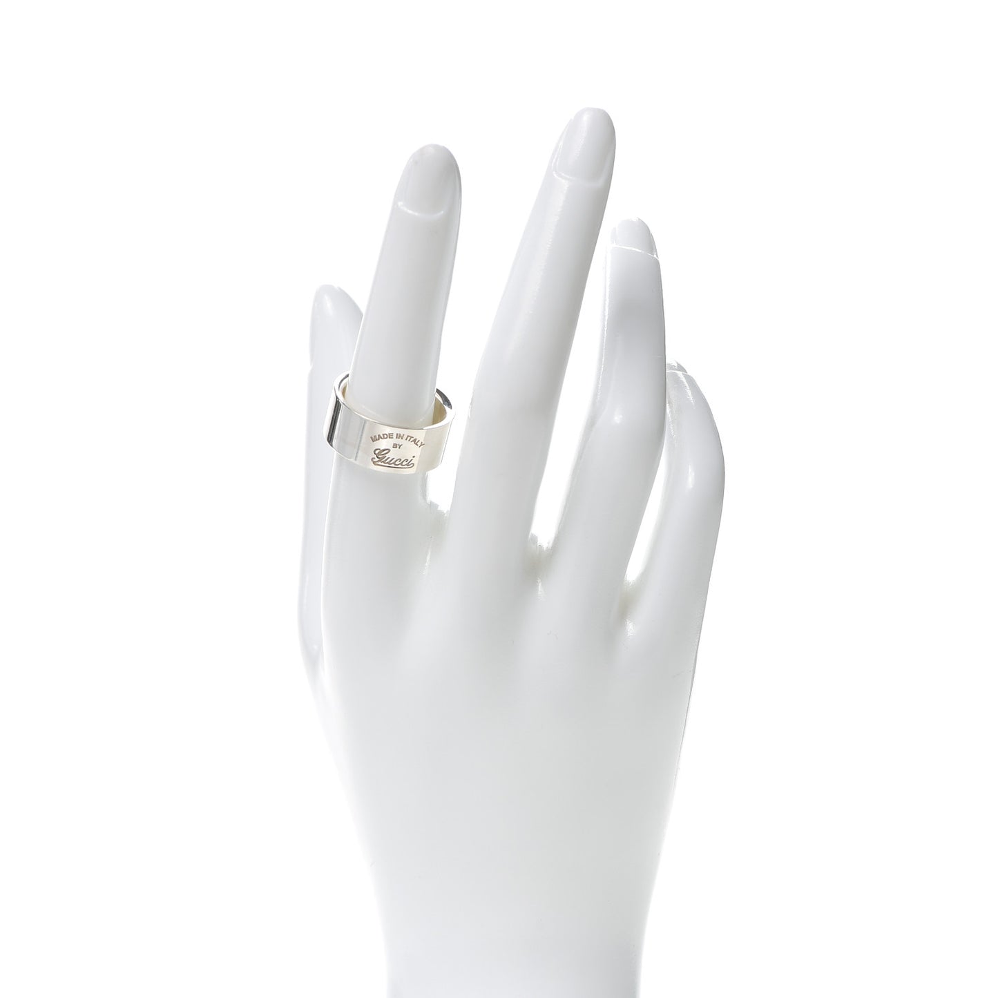 Sterling Silver Signature Band Ring 56 7.75
