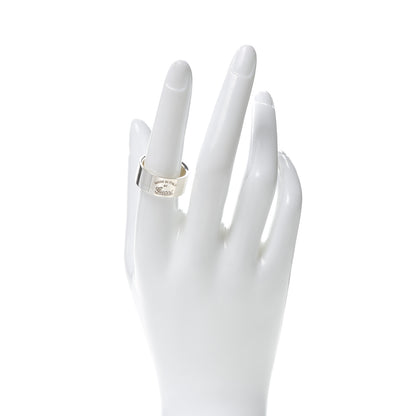 Gucci Sterling Silver Signature Band Ring 56 7.75 2 of 4