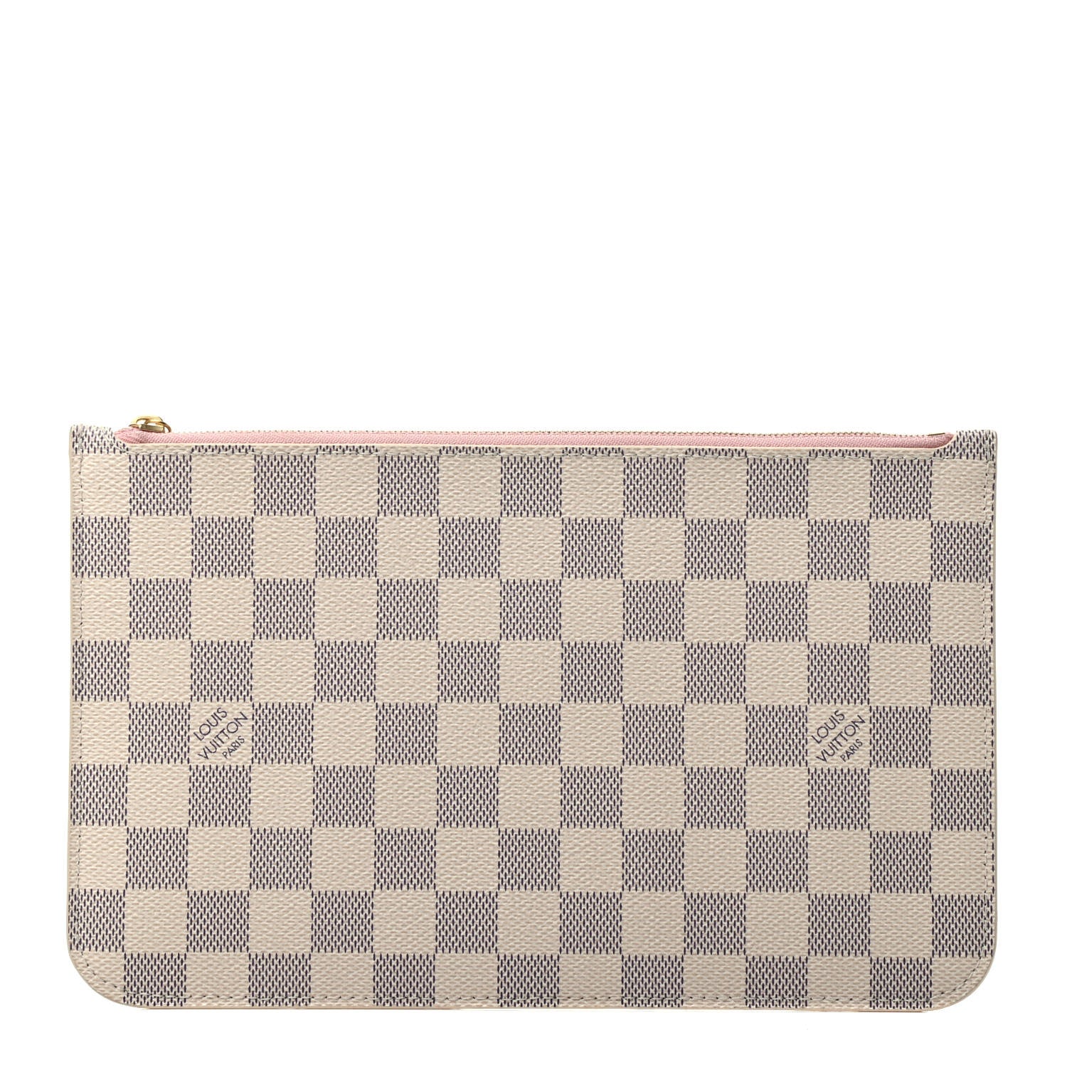 Louis Vuitton Damier Azur Neverfull MM GM Pochette Rose Ballerine 1 of 7