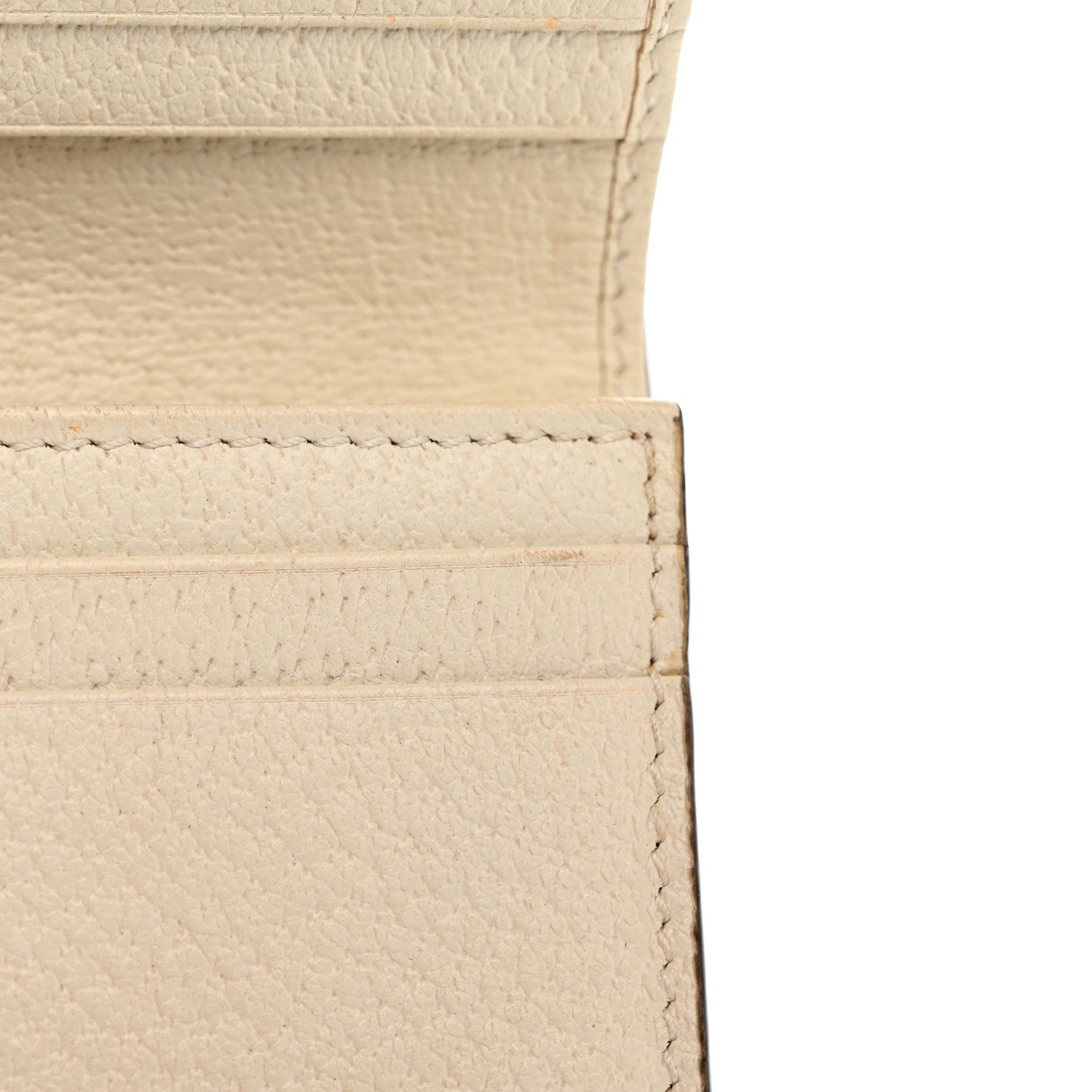 Gucci Textured Calfskin Web Ophidia Card Case Mystic White 9 of 11