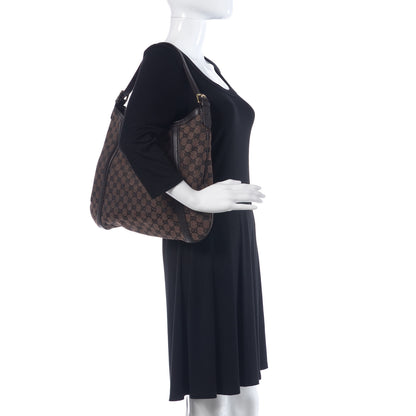 Gucci Monogram Hobo Dark Brown 2 of 9