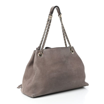 Gucci Vitello Range Medium Soho Chain Shoulder Bag Grey Field 3 of 9