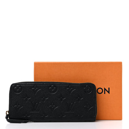 Louis Vuitton Empreinte Clemence Wallet Black 11 of 11