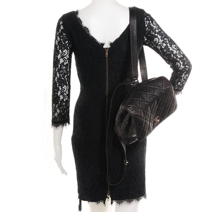 Chanel Lambskin Quilted Backpack Black 2 of 10