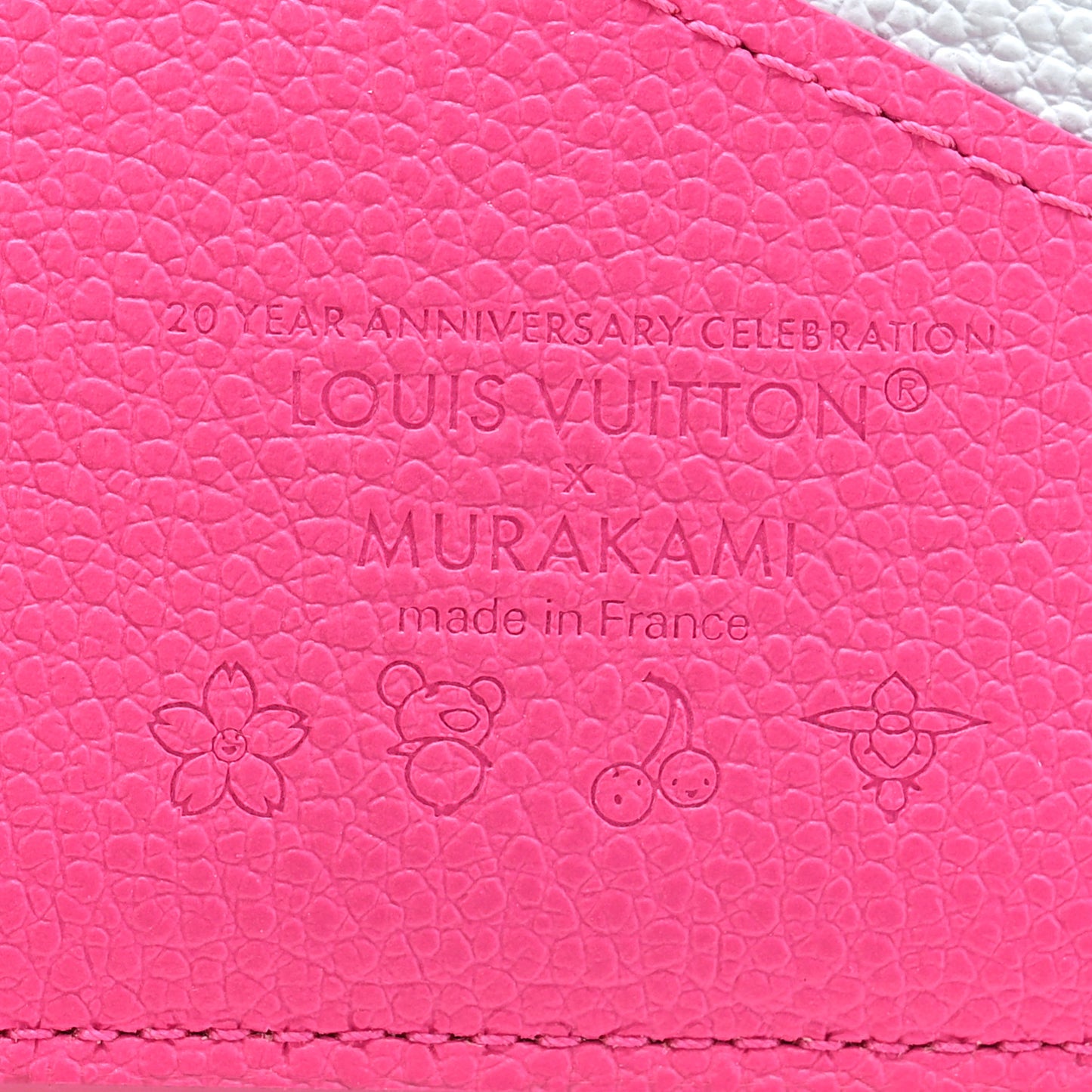 LV X TM Monogram Multicolor Criss-Cross Card Holder Kawaii Pink