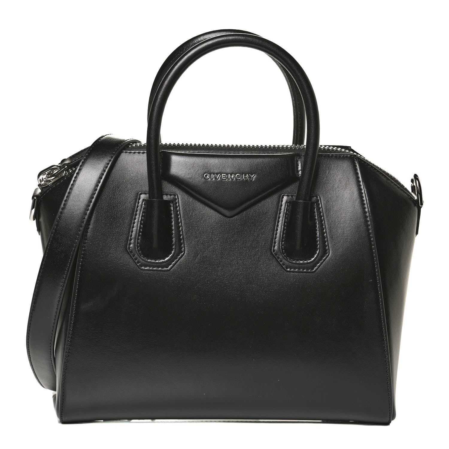 Givenchy Shiny Lord Calfskin Small Antigona Black 1 of 14