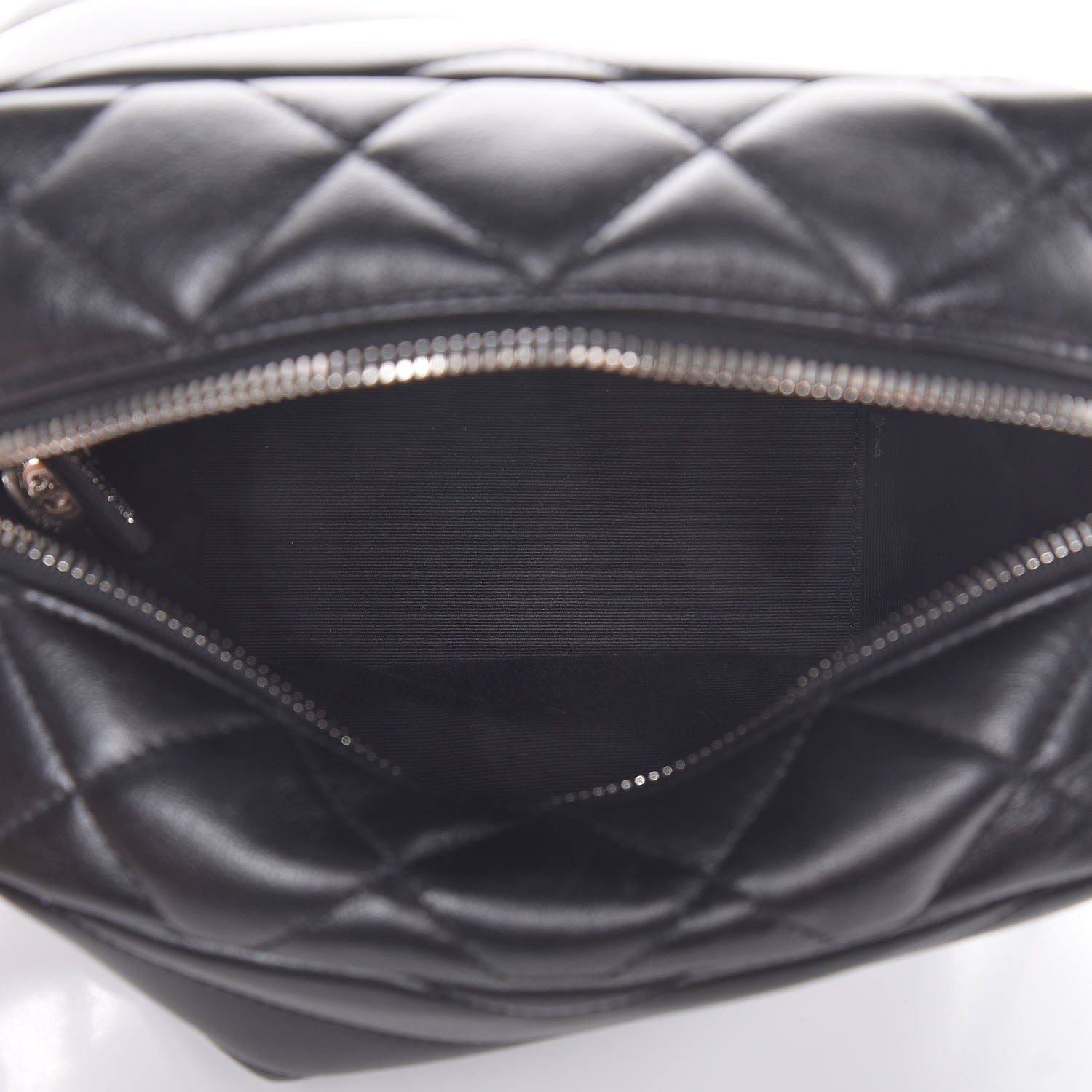 Saint Laurent Calfskin Y Quilted Monogram Small Loulou Bowling Bag Black 5 of 7