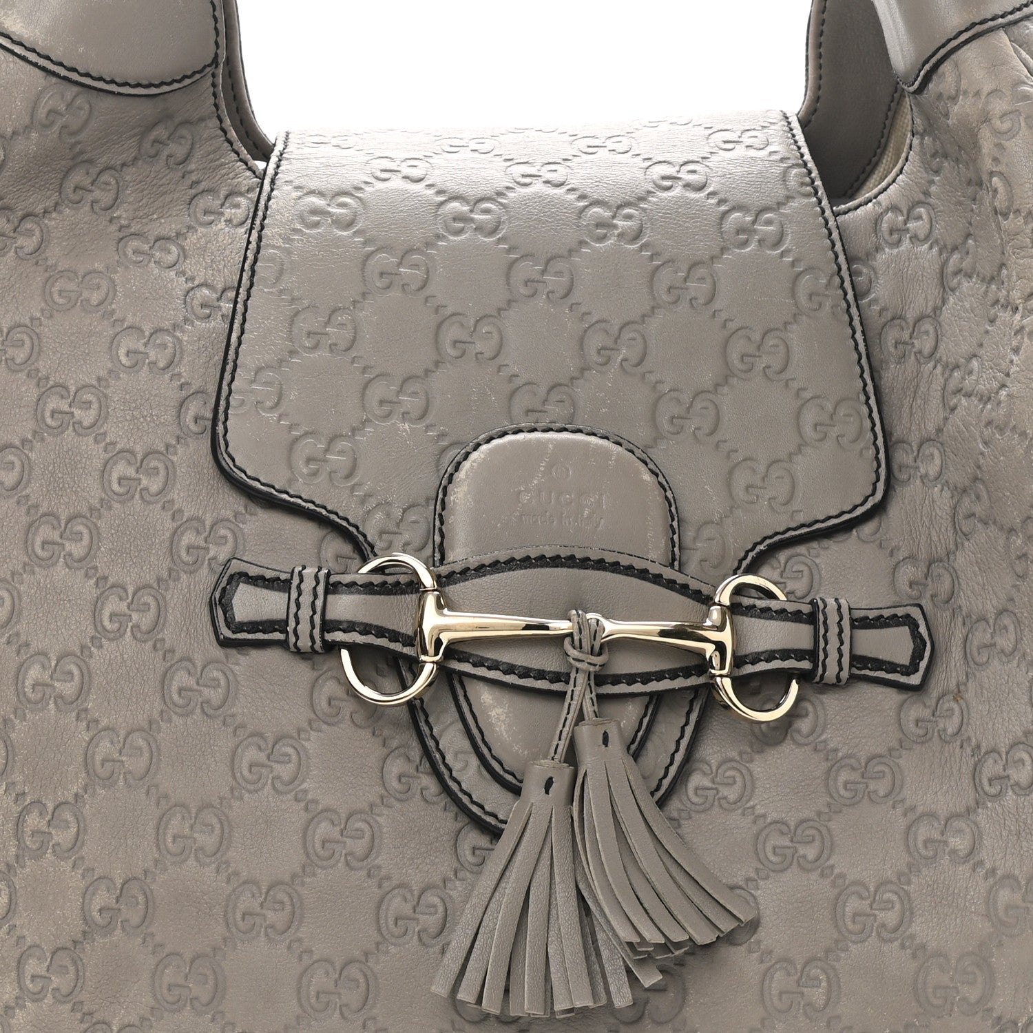 Gucci Soft Guccissima Medium Emily Hobo Storm Grey 8 of 15