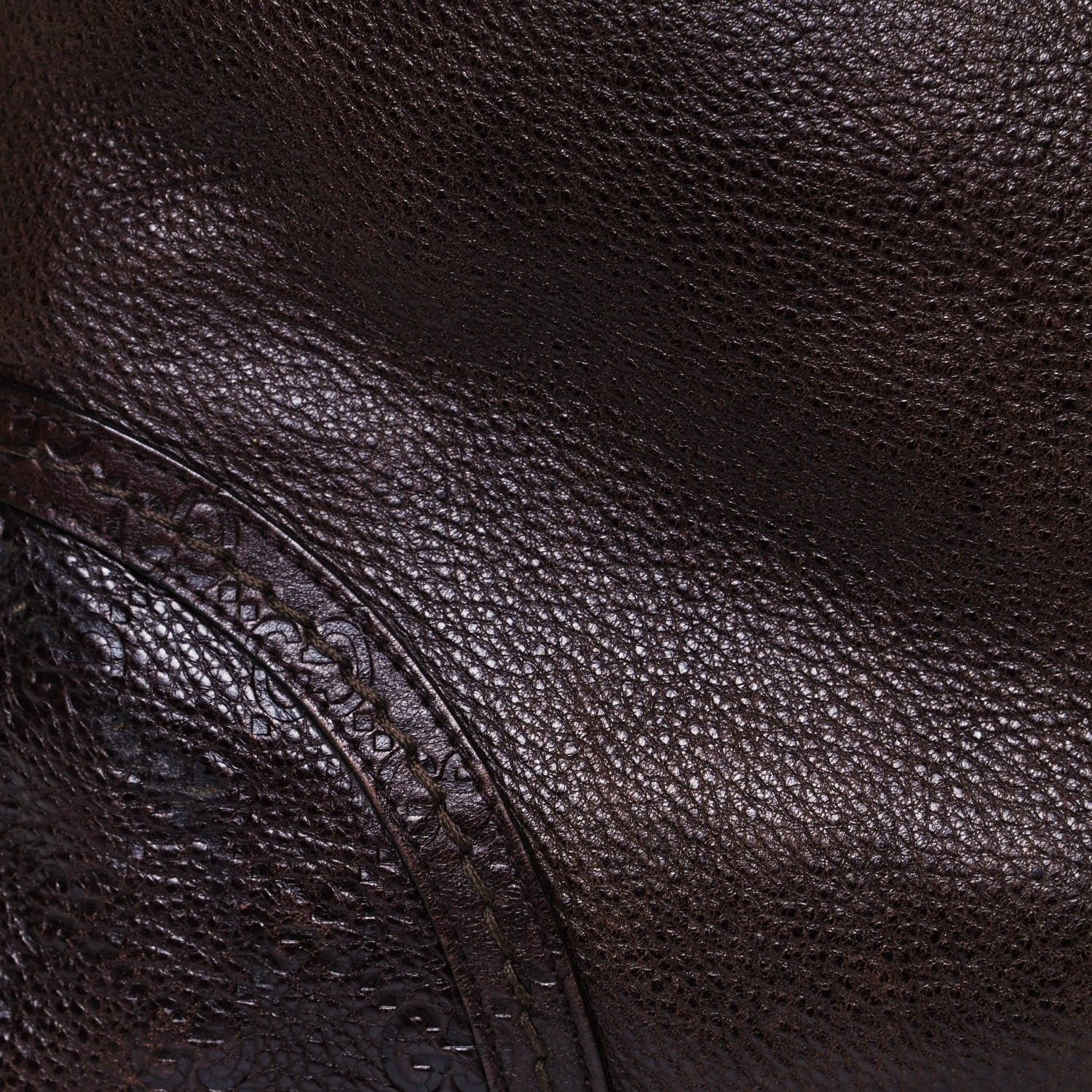 Gucci Calfskin Guccissima Trim Large Signoria Hobo Dark Brown 9 of 18