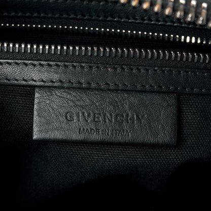 Givenchy Calfskin Small Embroidered Frame Antigona Black 6 of 12