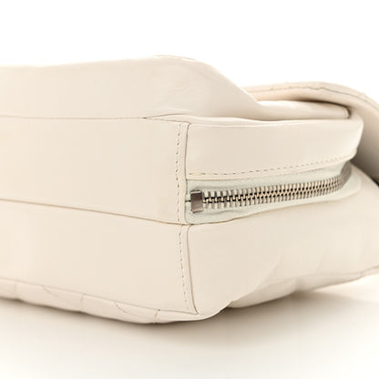 Chanel Aged Calfskin Quilted Express Zip Around Flap White 10 of 12