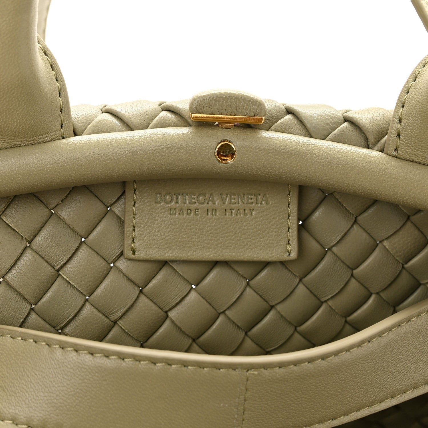 Bottega Veneta Nappa Intrecciato Small Padded The Handle Tote New Sauge 6 of 9
