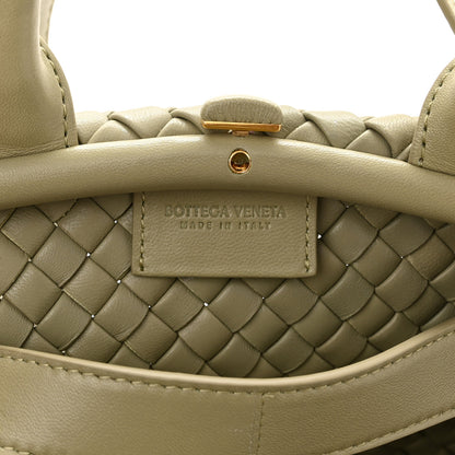 Bottega Veneta Nappa Intrecciato Small Padded The Handle Tote New Sauge 6 of 9