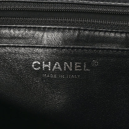 Chanel Patent Quilted Maxi Single Flap Black 6 of 10