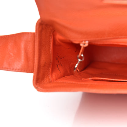 Chanel Caviar Quilted Shoulder Bag Orange 13 of 17