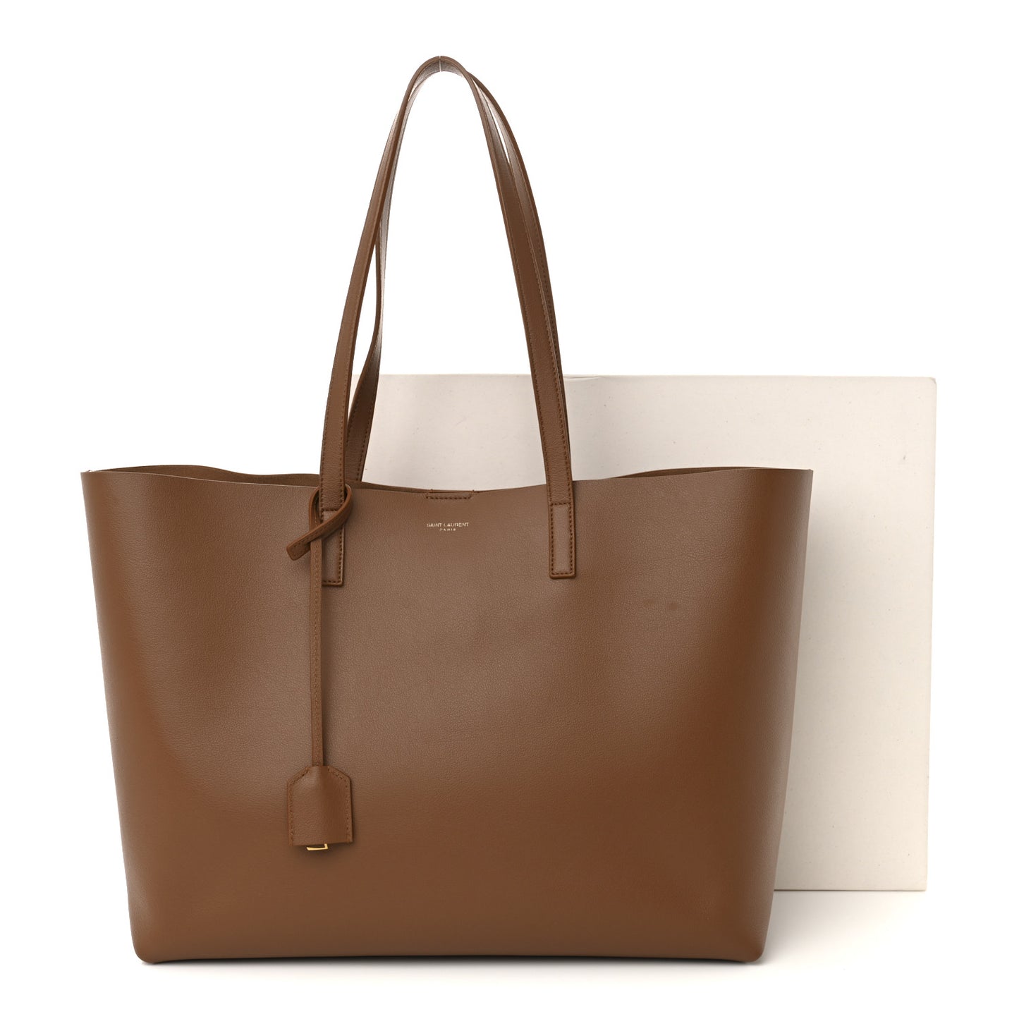 Calfskin Large Shopping Tote Brick