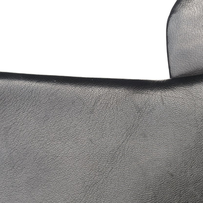 Chanel Lambskin Quilted Maxi Single Flap Black 14 of 22