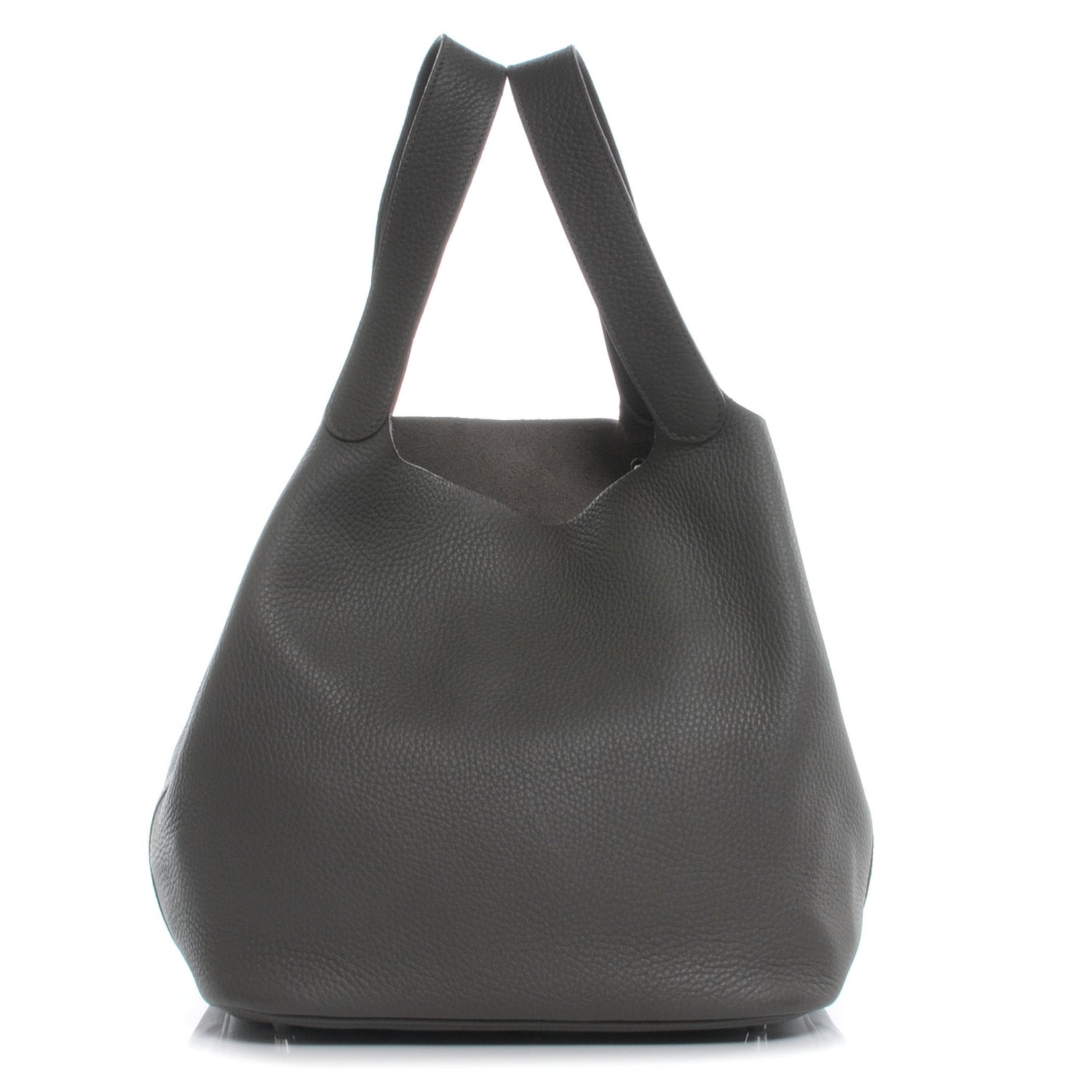 Hermes Taurillon Clemence Picotin Lock GM Graphite 1 of 8