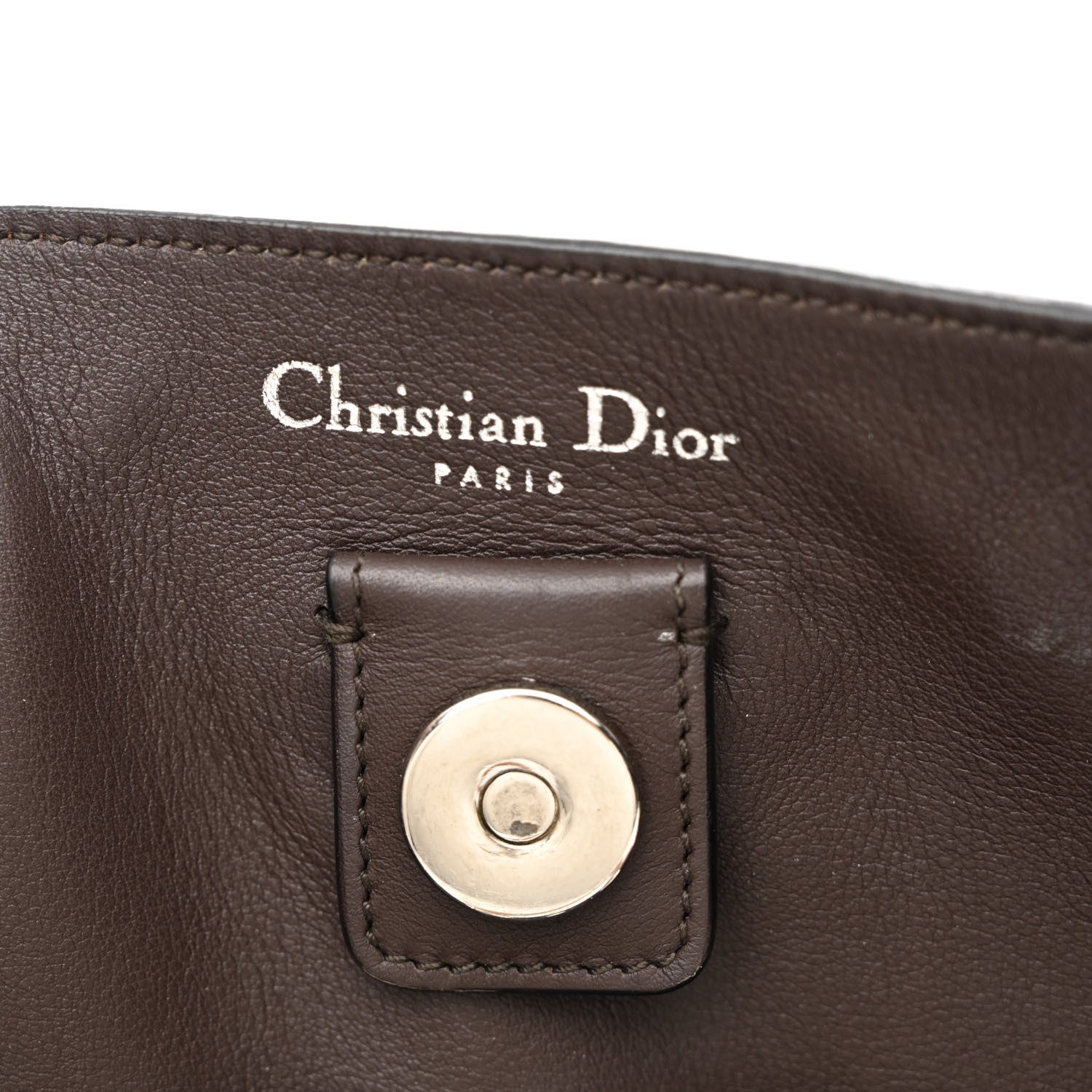 Christian Dior Suede Medium Diorissimo Tote Brown 6 of 12