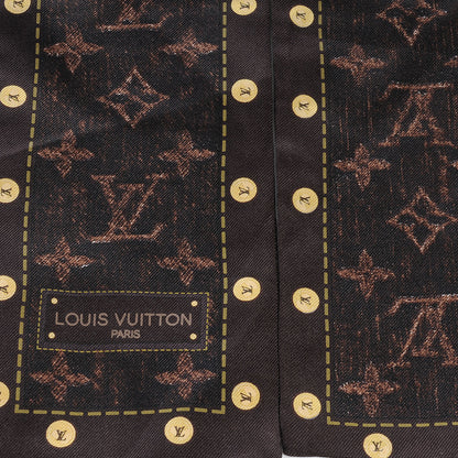 Louis Vuitton Silk Monogram Scarf Bandeau 3 of 5