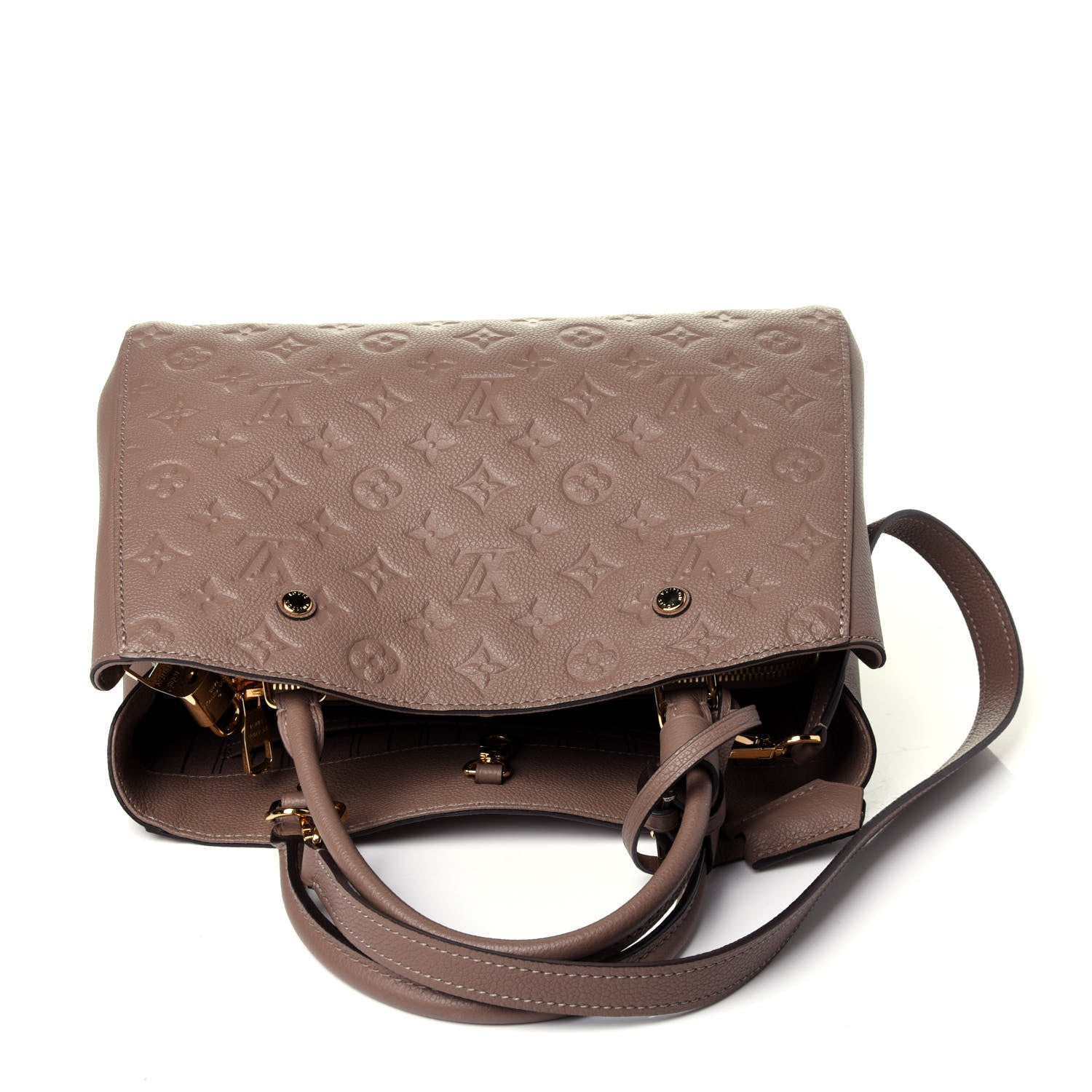 Louis Vuitton Empreinte Montaigne MM Taupe Glace 11 of 12