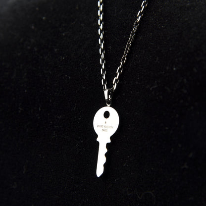 Louis Vuitton LV Initials Necklace Silver 7 of 7