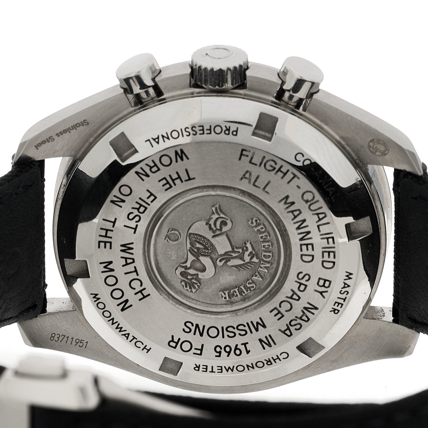 Stainless Steel Fabric 42mm Speedmaster Moonwatch Professional Chronograph Manual Winding Watch Black 310.32.42.50.01.001