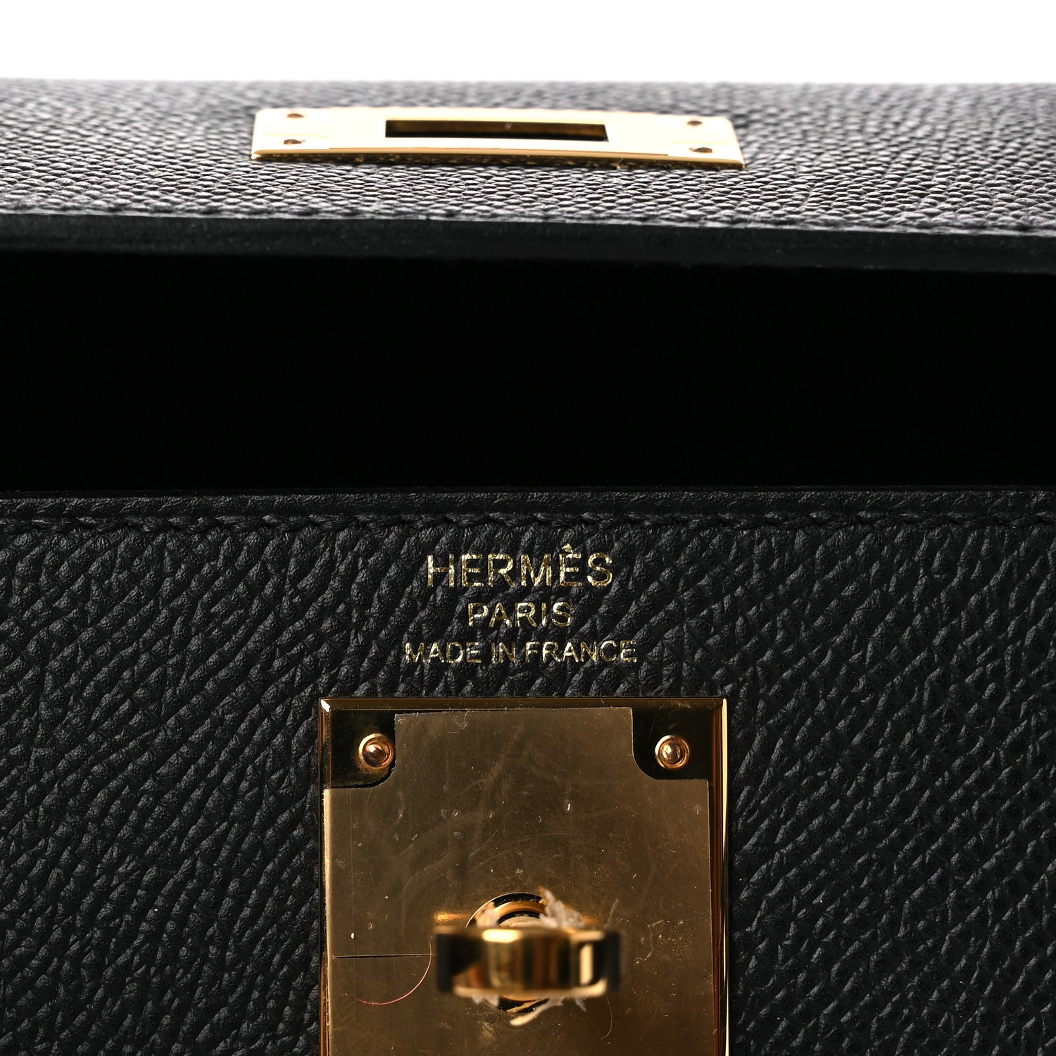 Hermes Epsom Kelly Sellier 28 Black 6 of 14